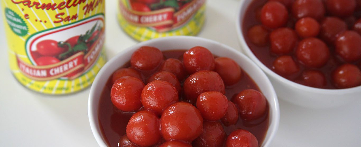 Italian Cherry Tomatoes (Pomodorini) in Puree Italian Cherry Tomatoes (Pomodorini) in Puree