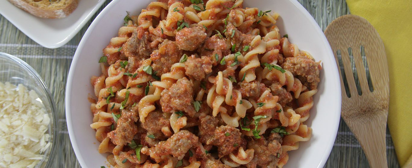 Casareccia Sauce with Fusilli Casareccia Sauce with Fusilli