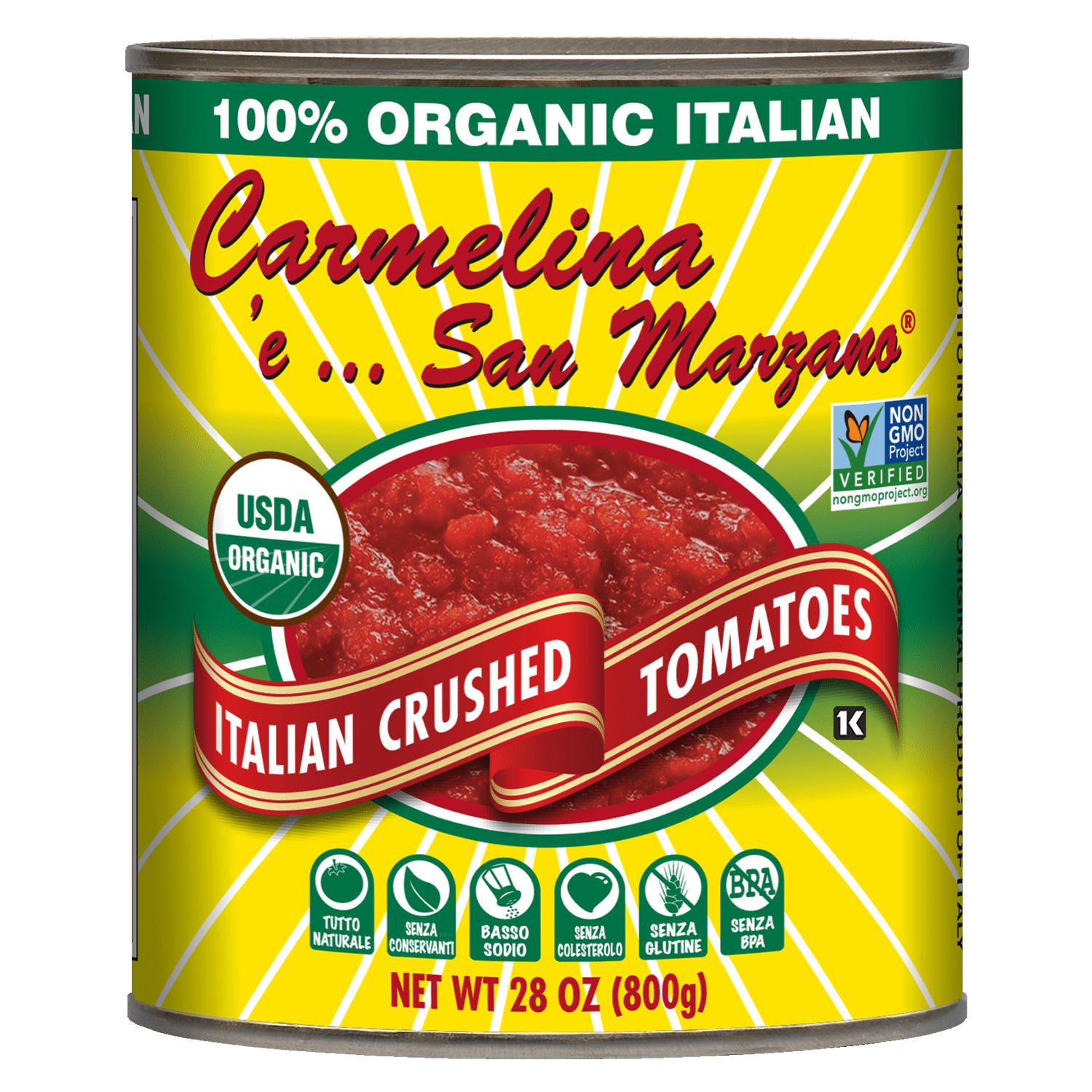Organic Italian Crushed Tomatoes in Heavy Puree Organic Italian Crushed Tomatoes in Heavy Puree