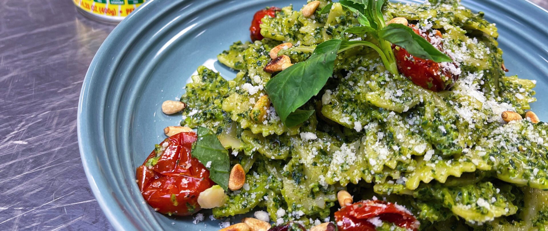 Carmelina Pesto with Roasted Cherry Tomatoes Carmelina Pesto with Roasted Cherry Tomatoes