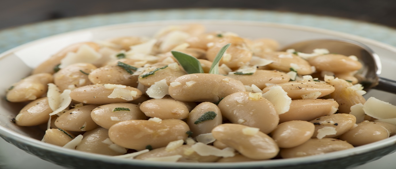 Butter Beans with Sage and Parmesan