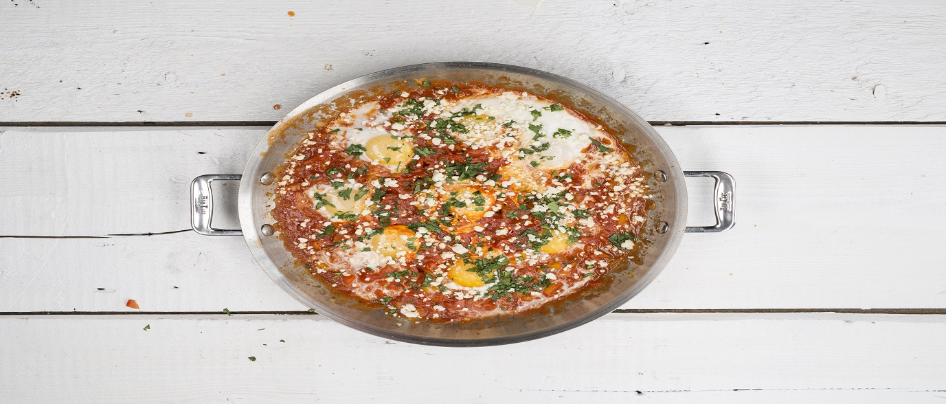 Poached Eggs with Spicy Tomato Sauce Poached Eggs with Spicy Tomato Sauce