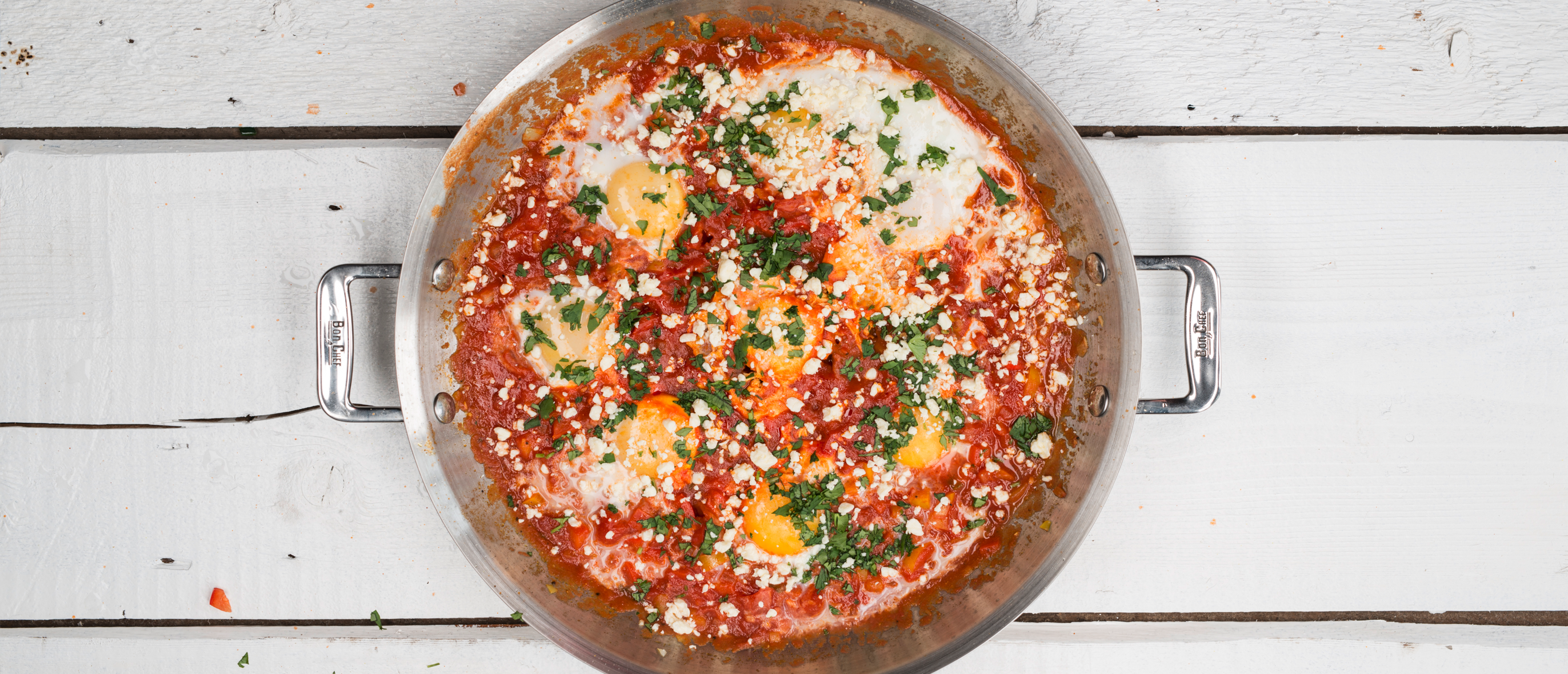 Poached Eggs with Spicy Tomato Sauce