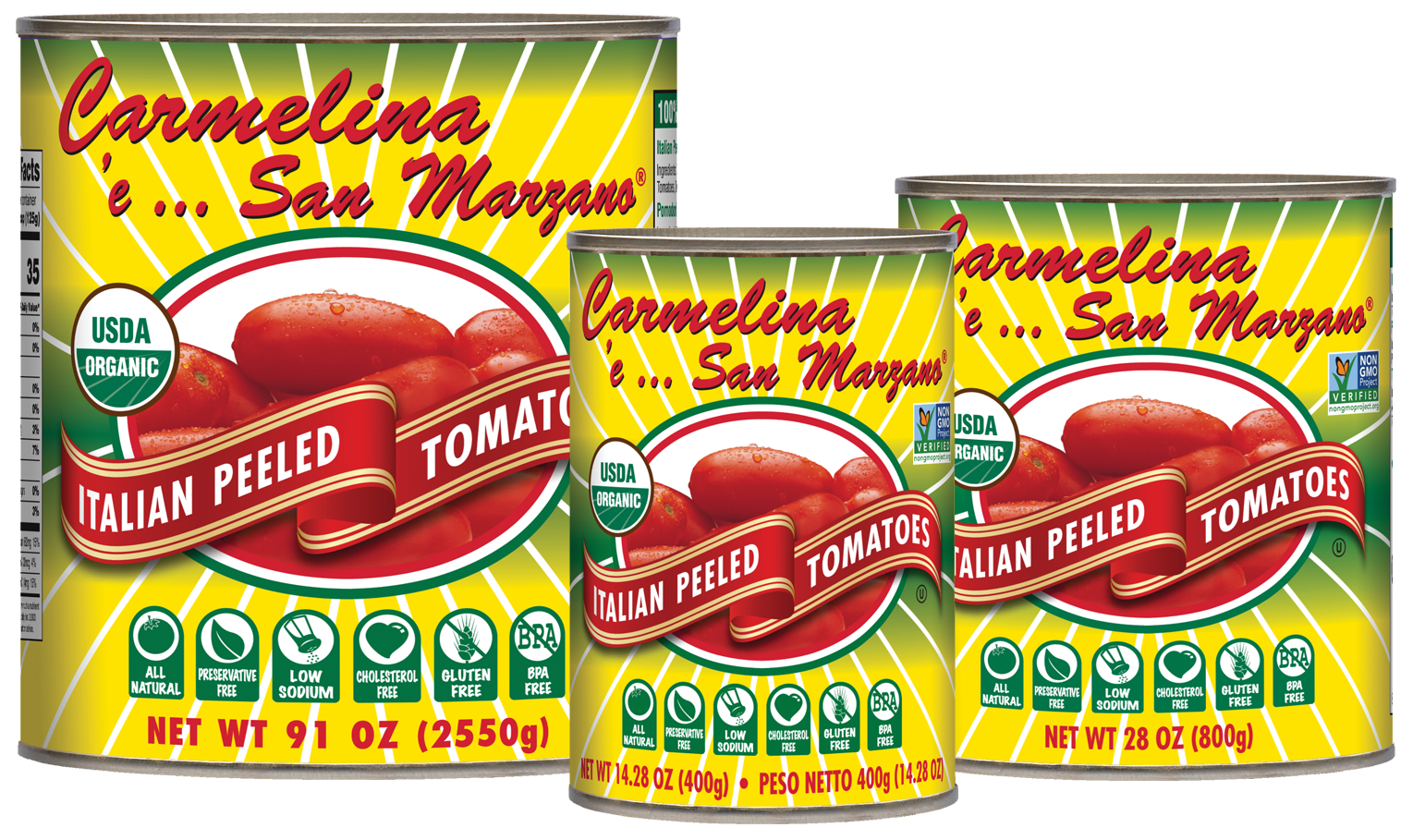 Organic Italian Whole Peeled Tomatoes in Puree Organic Italian Whole Peeled Tomatoes in Puree