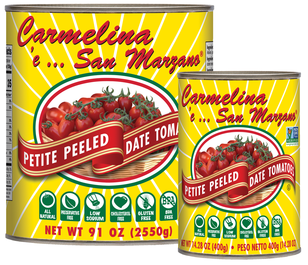 Italian Petite Peeled Date Tomatoes (Datterini) Italian Petite Peeled Date Tomatoes (Datterini)