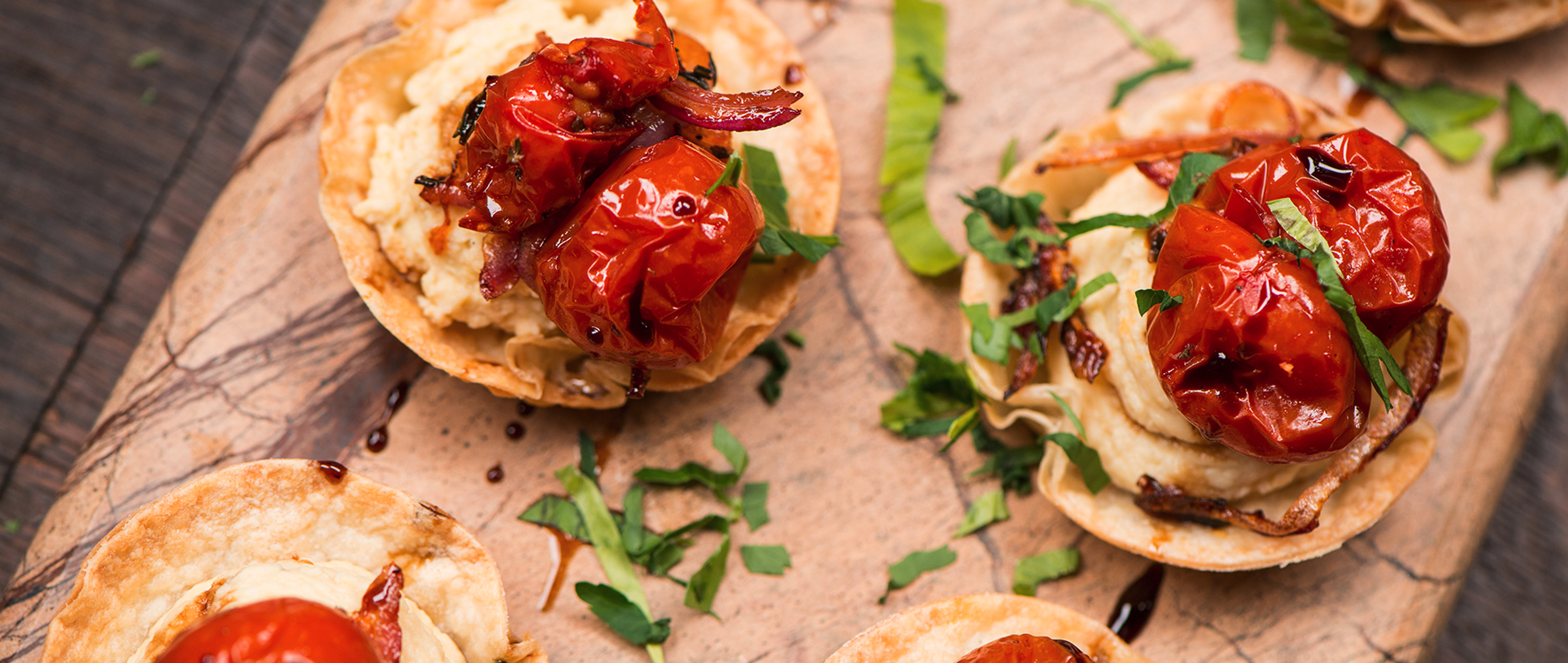 Roasted Cherry Tomato Tartlets