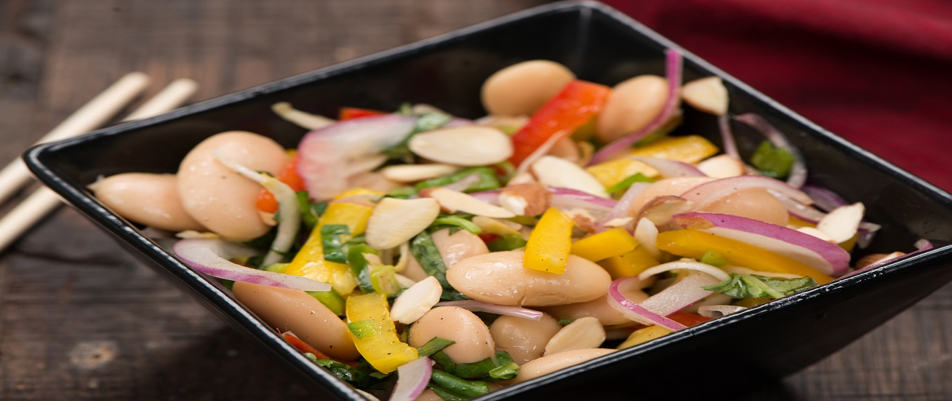 Asian Slaw with Butter Beans