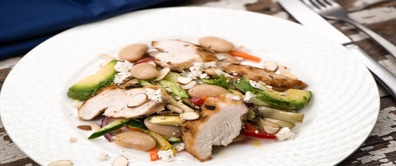 Grilled Chicken and Summer Vegetable Salad Grilled Chicken and Summer Vegetable Salad
