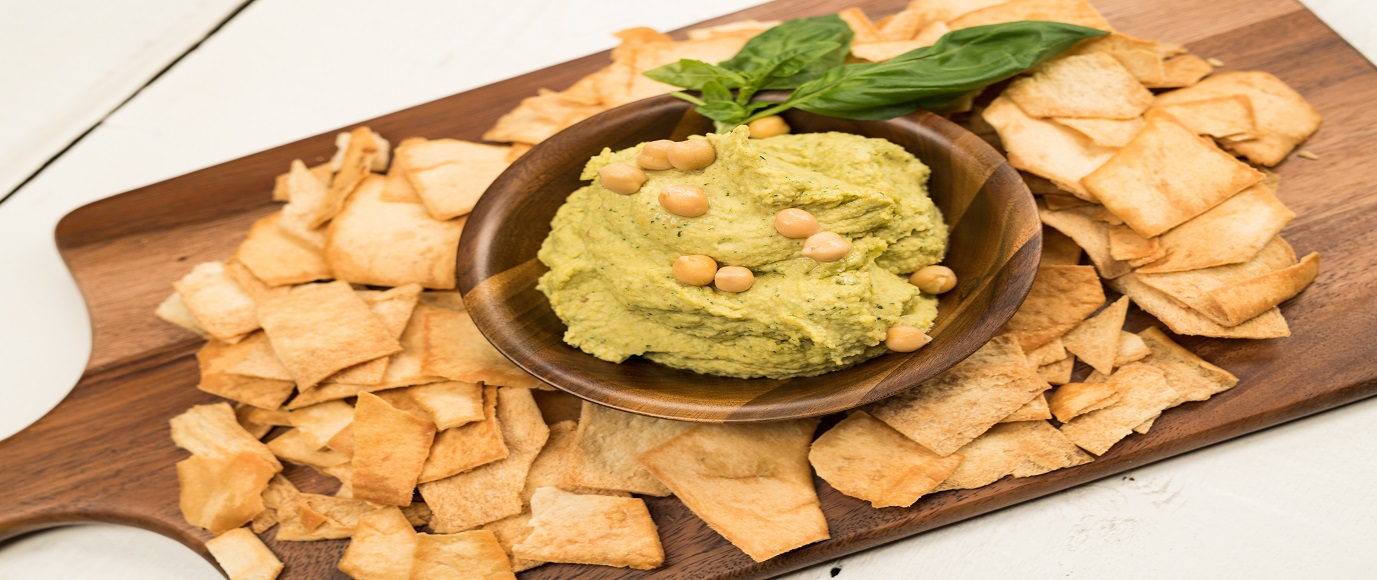 Garbanzo, Basil and Pine Nut Pesto