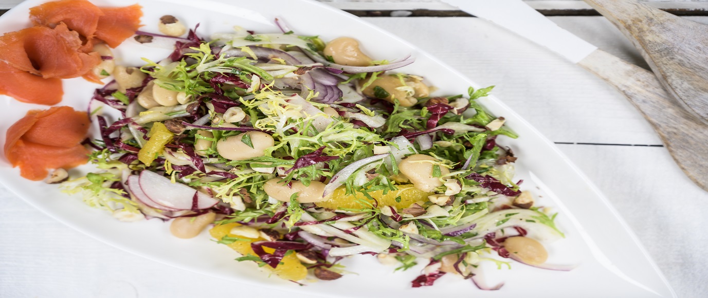 Frisée and Fennel Salad with Citrus Fruit and Butter Beans Frisée and Fennel Salad with Citrus Fruit and Butter Beans