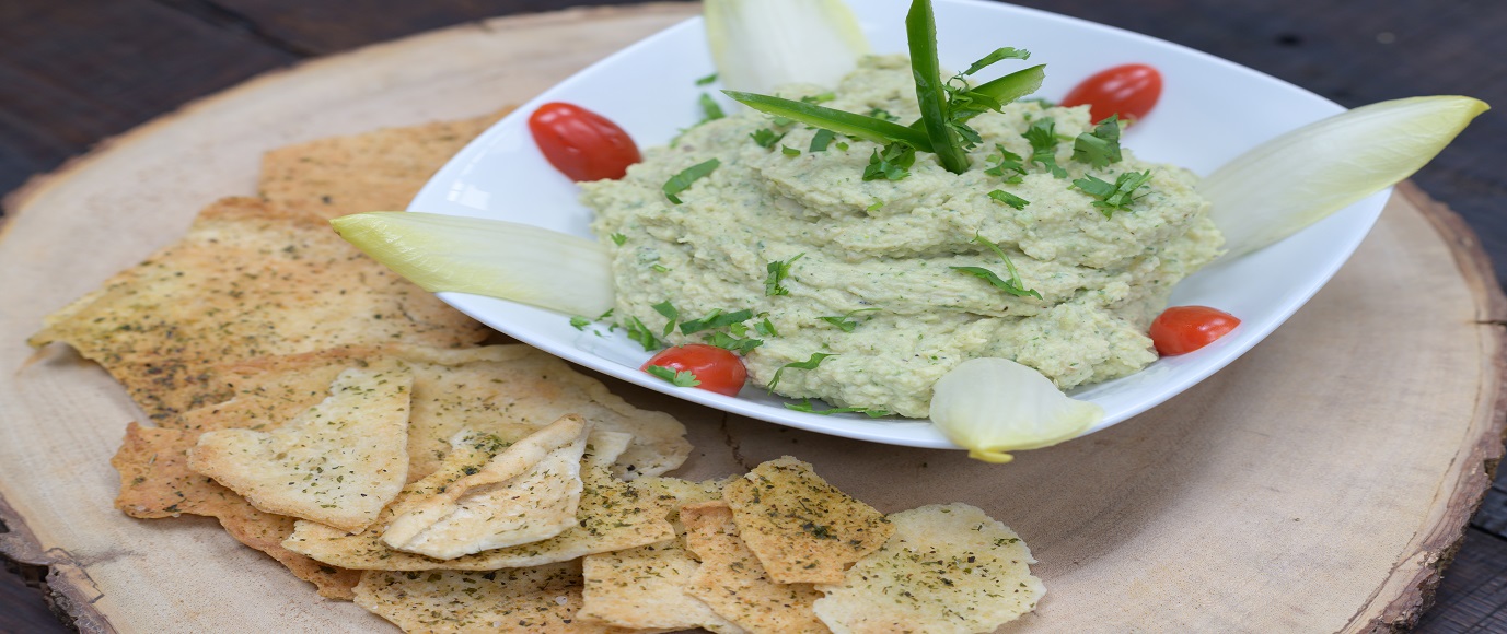 15 Second Roasted Artichoke & Jalapeno Hummus