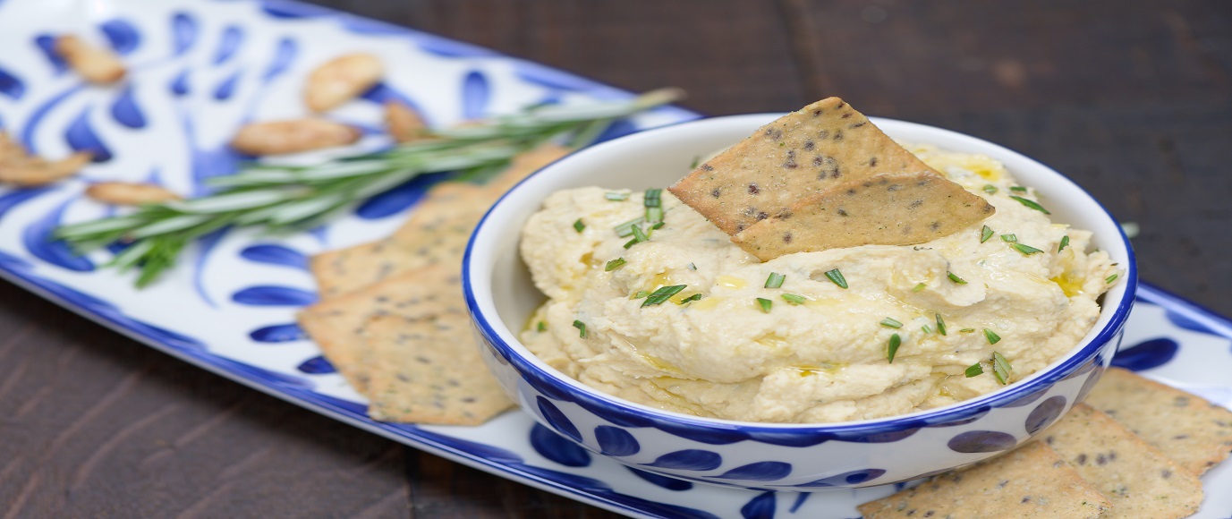 15 Second Roasted Garlic & Rosemary Hummus 15 Second Roasted Garlic & Rosemary Hummus