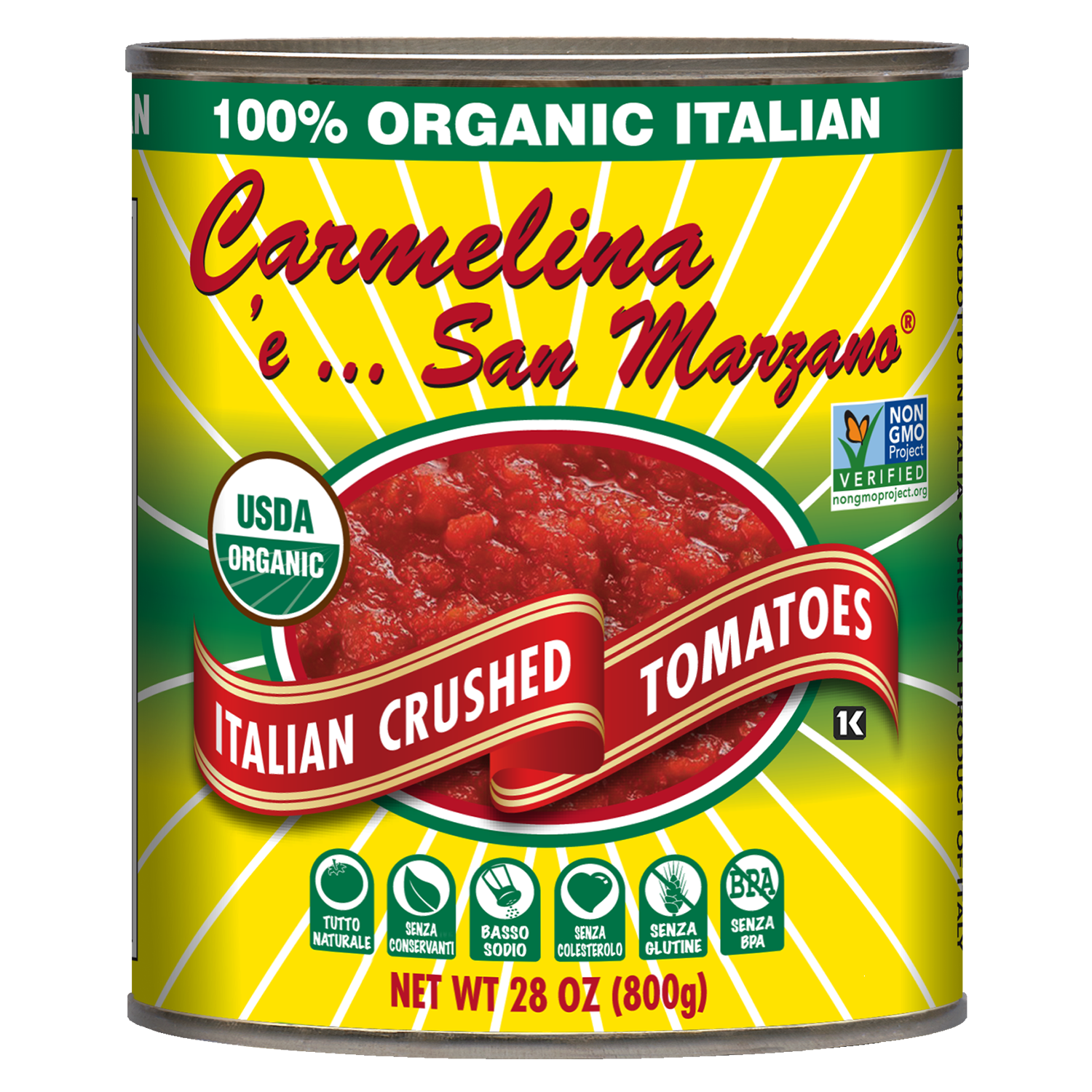 Organic Italian Crushed Tomatoes in Heavy Puree