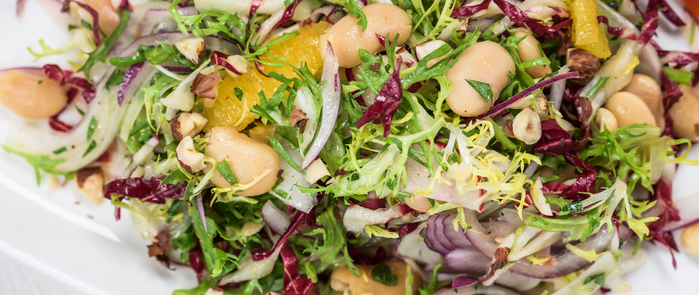 Frisée and Fennel Salad with Citrus Fruit and Butter Beans