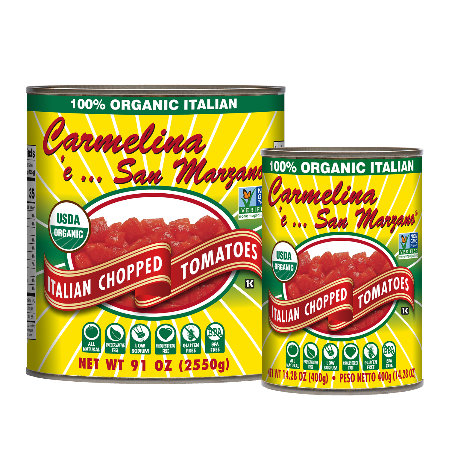 Organic Italian Chopped Tomatoes in Puree