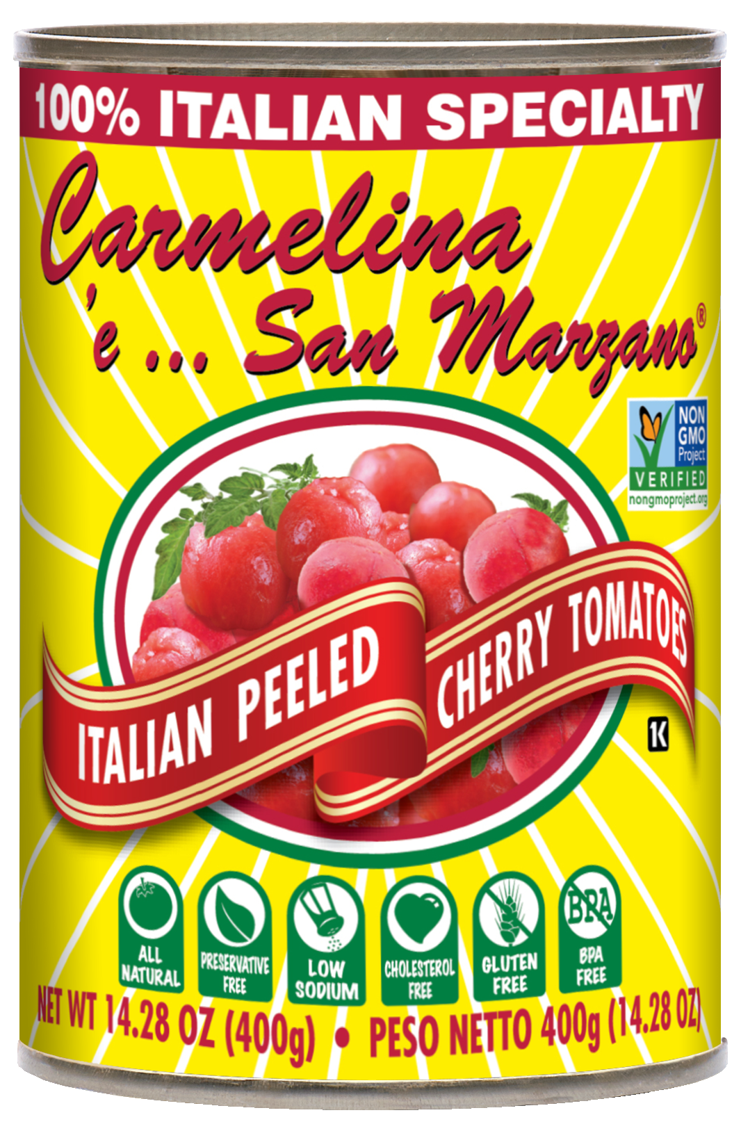 Italian Peeled Cherry Tomatoes in Puree